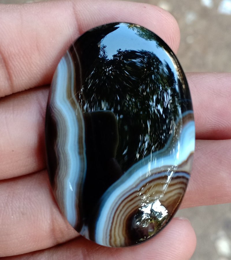 Agate Cabochon - 71.00 ct