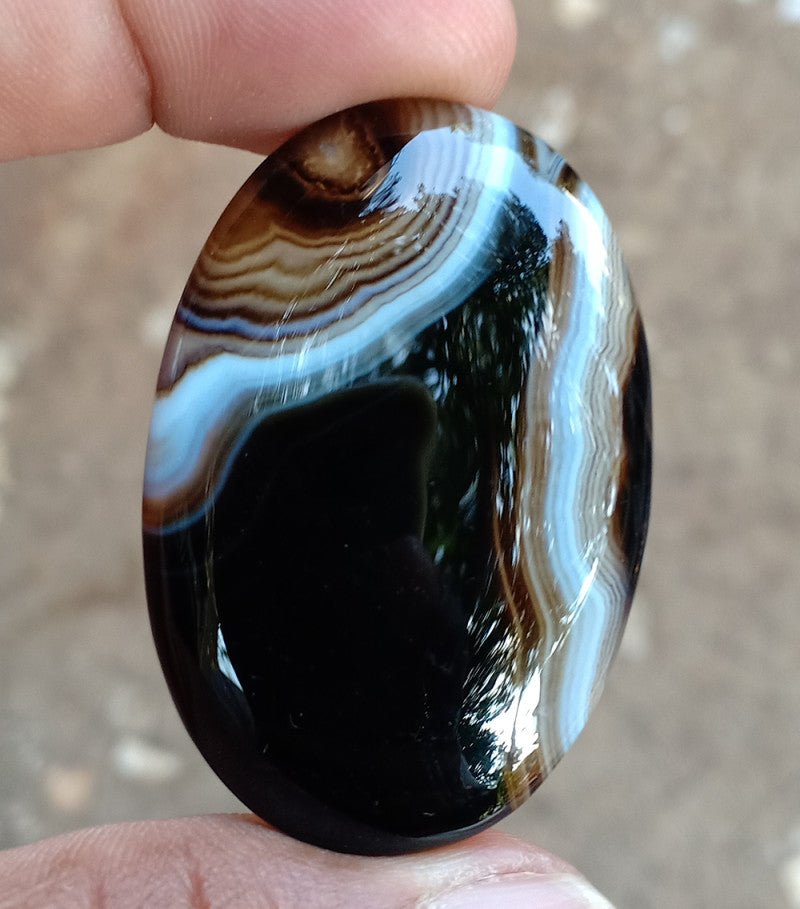 Agate Cabochon - 71.00 ct