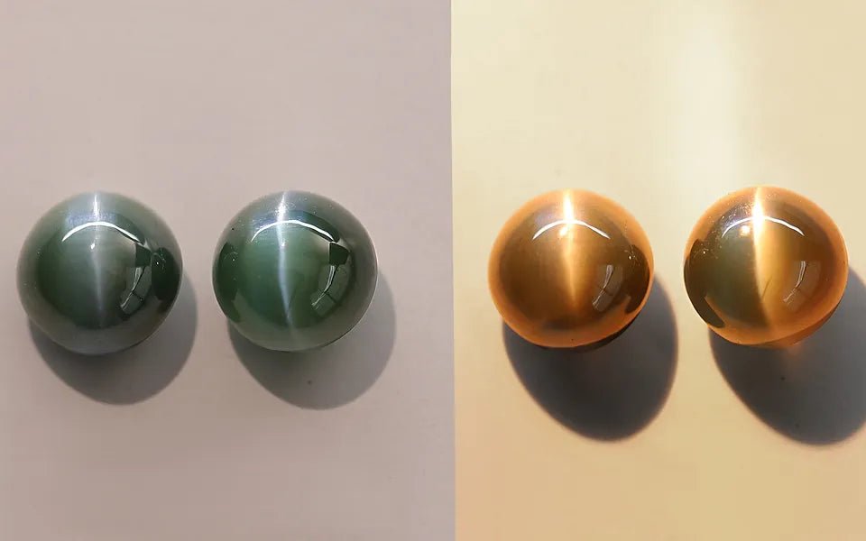 Alexandrite Cat's Eye Pair - 2.29 ct