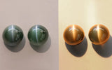 Alexandrite Cat's Eye Pair - 2.29 ct