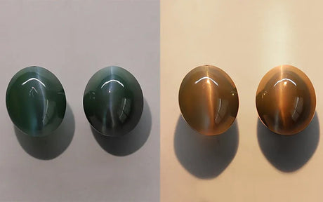 Alexandrite Cat's Eye Pair - 2.47 ct