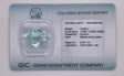 Natural aquamarine, 13.68 carats, cushion cut, IF clarity, untreated, slightly bluish green, ČGL certified