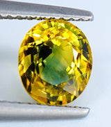 Bi - Color Sapphire 1.84 ct – Yellow - Blue, Oval Cut, Australian Origin