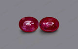 Burma Ruby Matched Pair - 4.13 ct