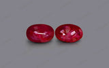 Burma Ruby Matched Pair - 4.37 ct