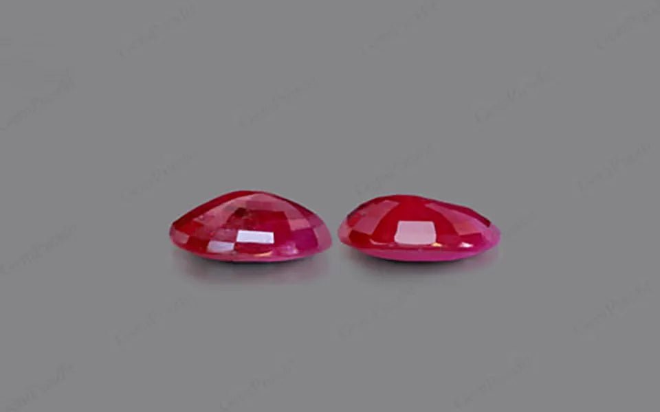 Burma Ruby Matched Pair - 6.63 ct