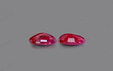 Burma Ruby Matched Pair - 6.63 ct