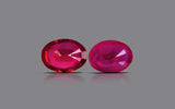 Burma Ruby Pair - 2.13 ct