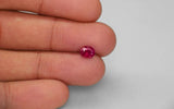 Burmese Ruby 0.92 ct – Oval Cut, Purplish Red, Heated, IGI Certified