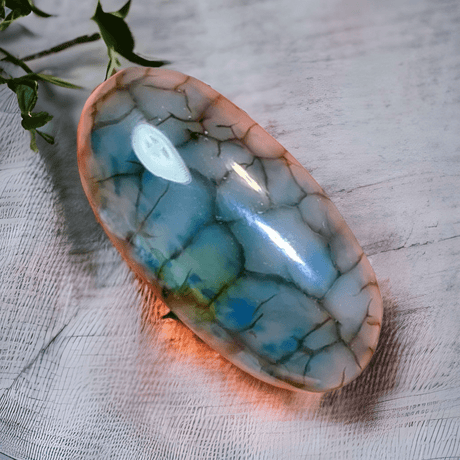 Cabochon Dragon Skin Chalcedony Agate - 32.60 ct