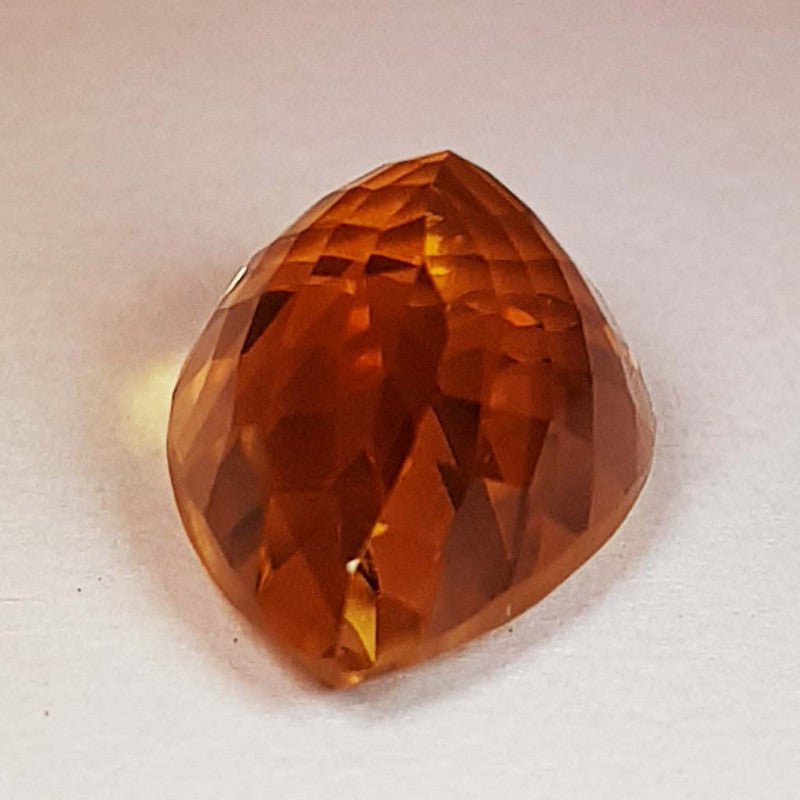 Citrine 12.75 ct – Yellow - Orange, Pear Cut