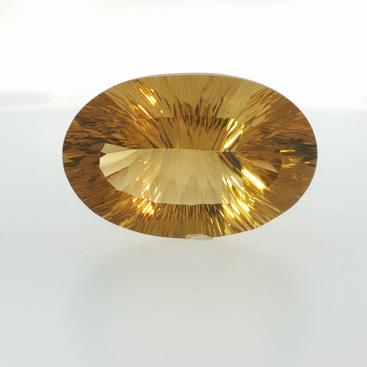 Natural citrine, oval cut, 88.94 ct, loose gemstone.