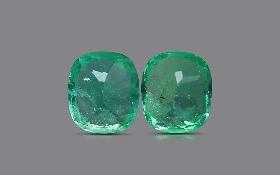 Colombia Emerald Pair - 6.32 ct
