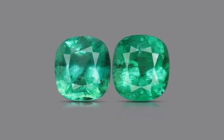 Colombia Emerald Pair - 6.32 ct