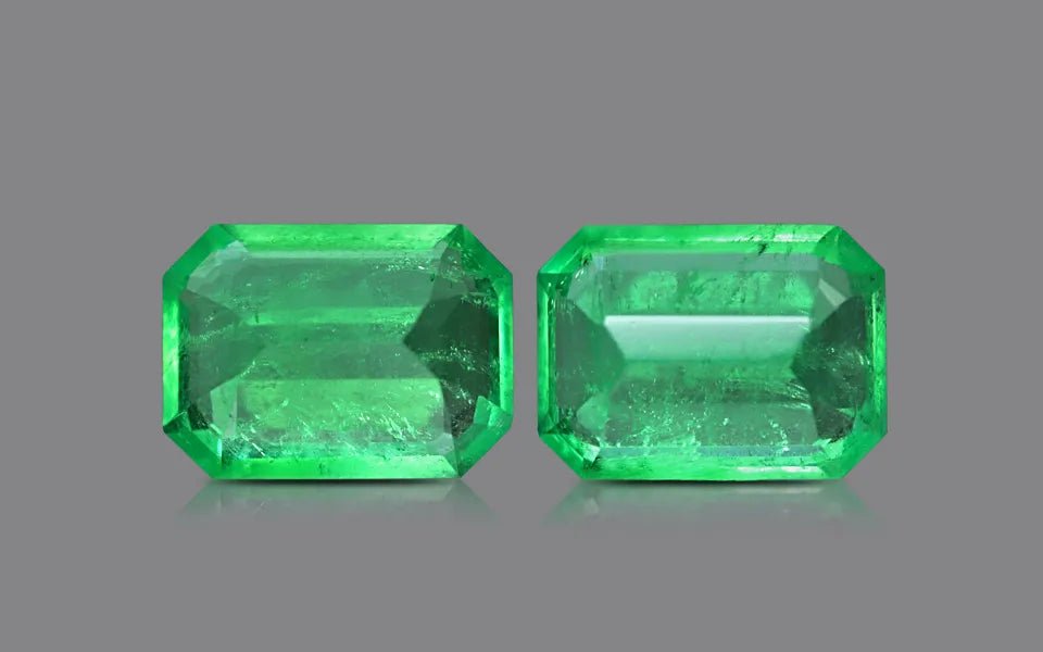 Colombia Emerald Pair - 7.50 ct