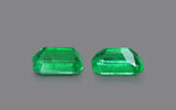 Colombia Emerald Pair - 7.50 ct
