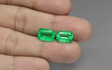 Colombia Emerald Pair - 7.50 ct