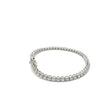 Diamond Illusion Tennis Bracelet 1.45 ct – Round Cut, 18K White Gold