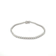 Diamond Tennis Bracelet 1.70 ct – Round Cut, 18K White Gold