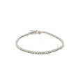 Diamond Tennis Bracelet 2.12 ct – Round Cut, 18K White Gold