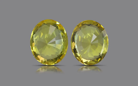 Yellow Sapphire Matched Pair- 3.25 ct / Investment Gemstone