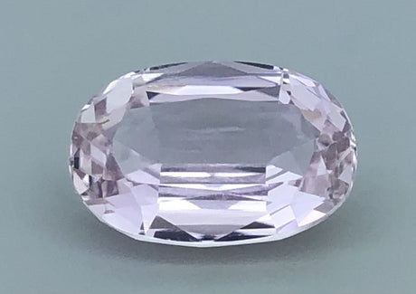 Kunzite 13.74 ct – Light Pink, Oval Cut, HGTL Certified