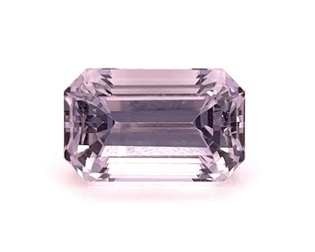 Kunzite 17.12 ct – Light Pink, Emerald Cut, Heated