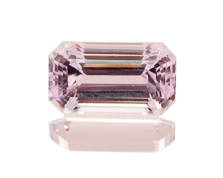 Kunzite 30.02 ct – Light Pink, Emerald Cut, Heated