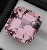 Kunzite 39.60 ct – Light Peach Pink, Square Cut