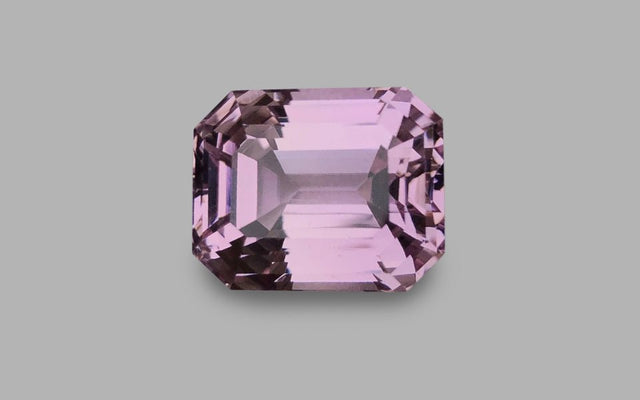 Kunzite 40.65 ct – Peach Pink, Octagonal Cut, Heated