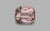 Kunzite 54.25 ct – Peach Pink, Cushion Cut, Heated