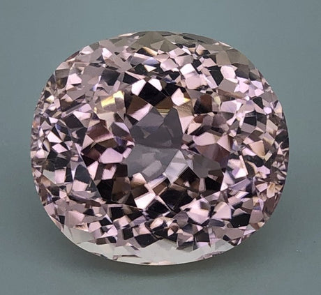 Kunzite 62.73 ct – Light Pink, Oval Cut, HGTL Certified