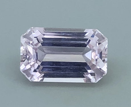 Kunzite 7.28 ct – Light Pink, Octagonal Cut, HGTL Certified