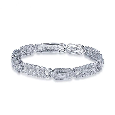 Luxury Diamond Bracelet – 14K White Gold, 2.06 ct Natural Diamonds