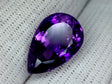 Natural Amethyst 11.75 ct – Purple, Pear Cut, Untreated