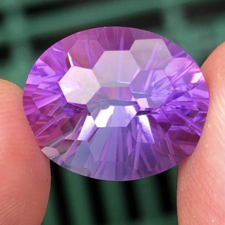 Natural Amethyst 13.00 ct – Purple, Honeycomb Cut, Untreated, Brazil