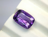 Natural Amethyst 13.10 ct – Purple, Cushion Cut, Untreated