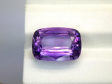 Natural Amethyst 13.10 ct – Purple, Cushion Cut, Untreated