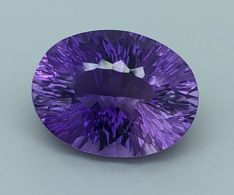 Natural Amethyst 15.35 ct – Purple, Fancy Oval Cut, Untreated