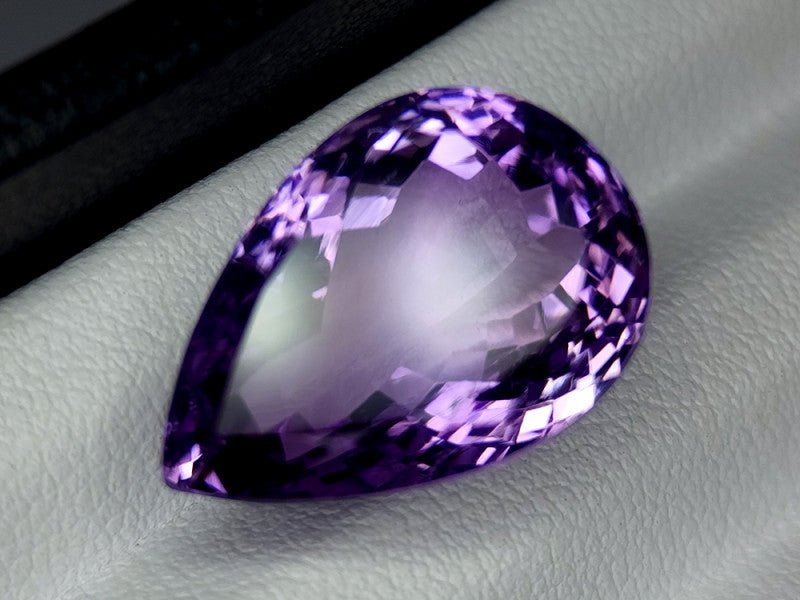 Natural Amethyst 16.79 ct – Purple, Pear Cut, Untreated