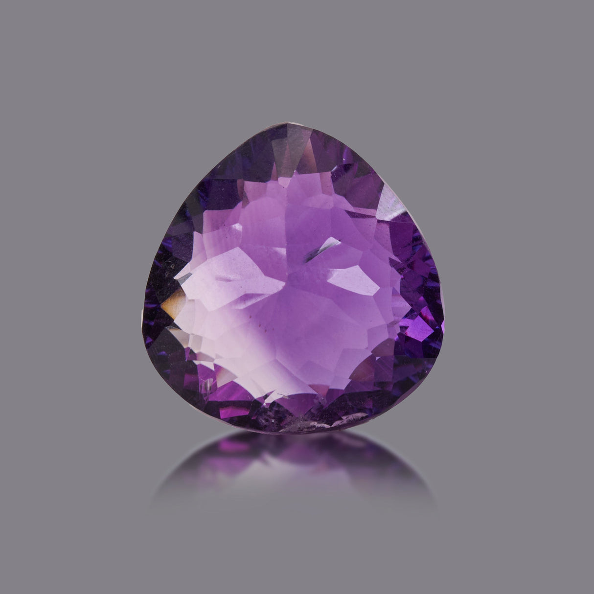 Natural Amethyst 19.71 ct – Purple, Pear Cut, Untreated