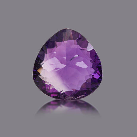Natural Amethyst 19.71 ct – Purple, Pear Cut, Untreated