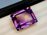 Natural Amethyst 23.85 ct – Purple, Cushion Cut, Untreated