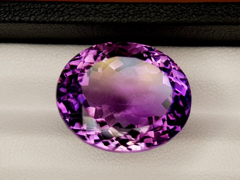 Natural Amethyst 24.75 ct – Purple, Oval Cut, Untreated