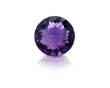 Natural Amethyst 25.30 ct – Purple, Round Cut, Untreated, ČGL Certified