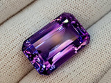 Natural Amethyst 27.65 ct – Purple, Cushion Cut, Untreated