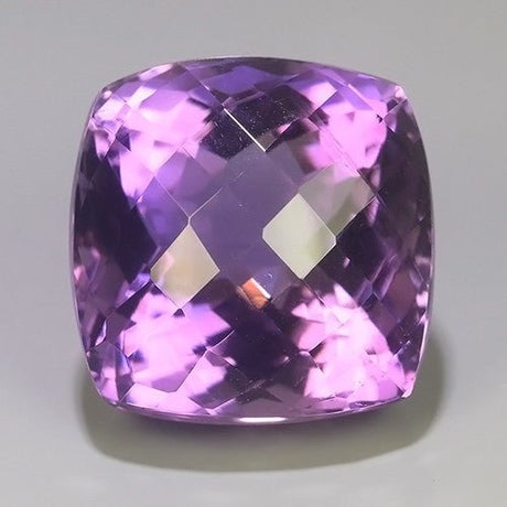 Natural Amethyst 30.00 ct – Purple, Cushion Cut, Untreated, Bolivia