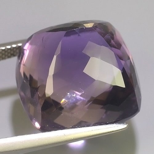 Natural Amethyst 30.00 ct – Purple, Cushion Cut, Untreated, Bolivia