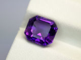 Natural Amethyst 3.45 ct – Purple, Radiant Cut, Untreated