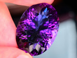 Natural Amethyst 42.83 ct – Purple, Fancy Oval Cut, Untreated, Brazil